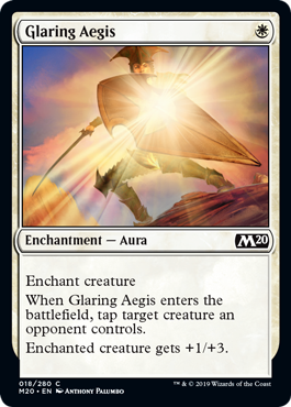 Glaring Aegis - Foil | Core Set 2020