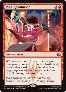 Pia's Revolution - Foil | Aether Revolt