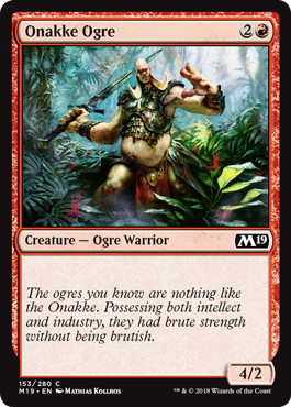 Onakke Ogre - Foil | Core Set 2019