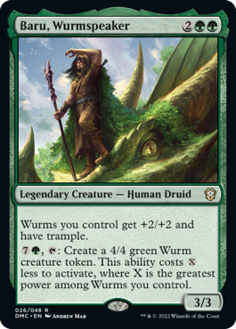 Baru, Wurmspeaker - Foil | Commander: Dominaria United