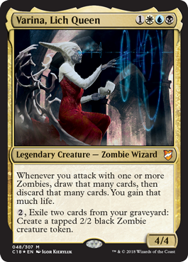 Varina, Lich Queen - Foil | Commander 2018