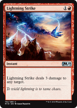 Lightning Strike - Foil | Core Set 2019