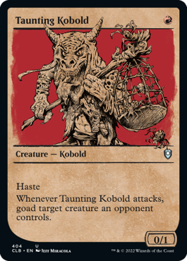 Taunting Kobold - Foil - Showcase | Baldur's Gate