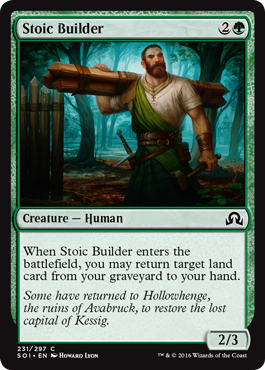 Stoic Builder | Shadows Over Innistrad