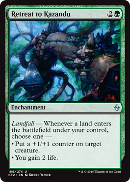 Retreat to Kazandu | Battle for Zendikar
