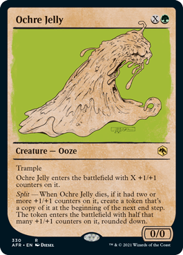 Ochre Jelly - Foil - Showcase | Adventures in the Forgotten Realms