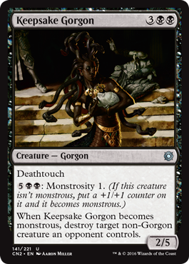 Keepsake Gorgon - Foil | Conspiracy: Take the Crown