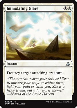 Immolating Glare - Foil | Oath of the Gatewatch