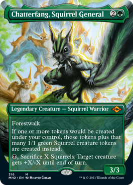 Chatterfang, Squirrel General - Borderless | Modern Horizons 2