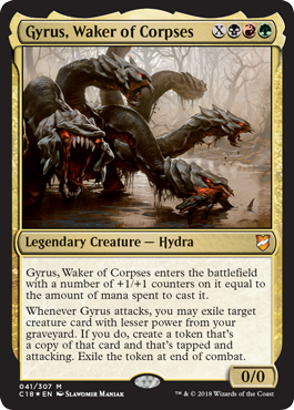 Gyrus, Waker of Corpses - Foil | Commander 2018