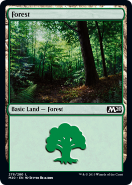 Forest (278) - Foil | Core Set 2020