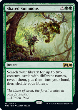 Shared Summons - Foil | Core Set 2020