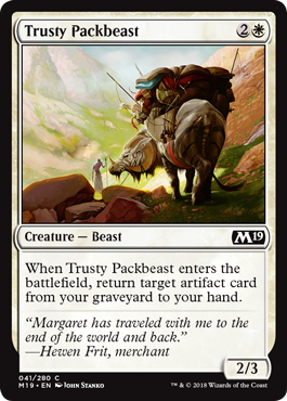 Trusty Packbeast - Foil | Core Set 2019
