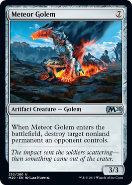 Meteor Golem - Foil | Core Set 2020