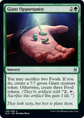 Giant Opportunity - Foil | Throne Of Eldraine