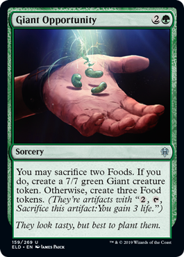 Giant Opportunity - Foil | Throne Of Eldraine
