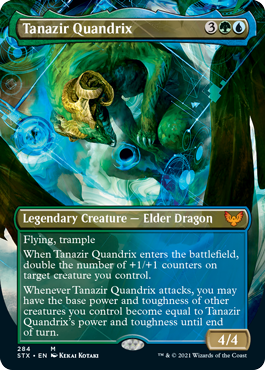 Tanazir Quandrix - Foil - Borderless | Strixhaven: School of Mages