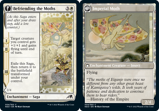 Befriending the Moths // Imperial Moth | Kamigawa: Neon Dynasty