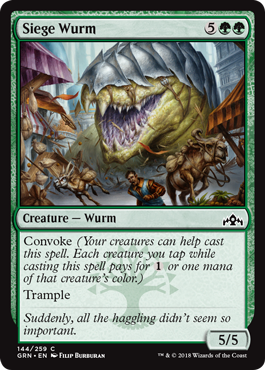 Siege Wurm - Foil | Guilds of Ravnica