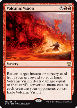 Volcanic Vision - Foil | Dragons of Tarkir