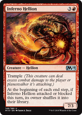 Inferno Hellion - Foil | Core Set 2019