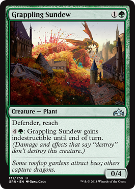 Grappling Sundew - Foil | Guilds of Ravnica