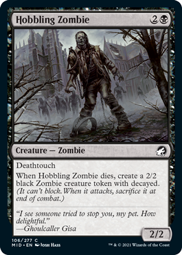 Hobbling Zombie - Foil | Innistrad: Midnight Hunt