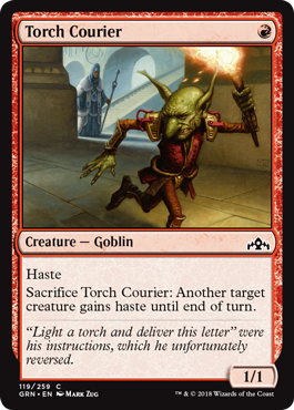Torch Courier - Foil | Guilds of Ravnica