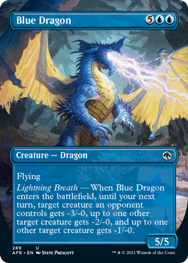 Blue Dragon - Borderless | Adventures in the Forgotten Realms