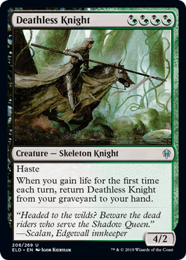 Deathless Knight - Foil | Throne Of Eldraine