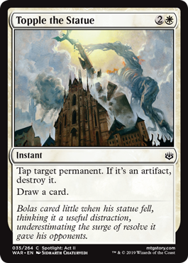 Topple the Statue - Foil | War of the Spark