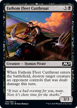 Fathom Fleet Cutthroat - Foil | Core Set 2020