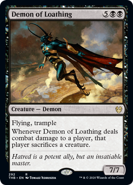 Demon of Loathing - Theme Booster Exclusive | Theros Beyond Death