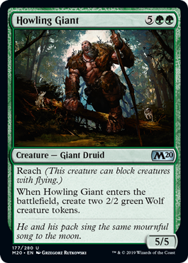Howling Giant - Foil | Core Set 2020