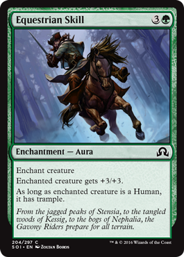 Equestrian Skill - Foil | Shadows Over Innistrad