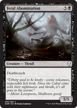 Feral Abomination - Foil | Dominaria