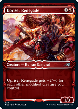 Upriser Renegade - Showcase | Kamigawa: Neon Dynasty