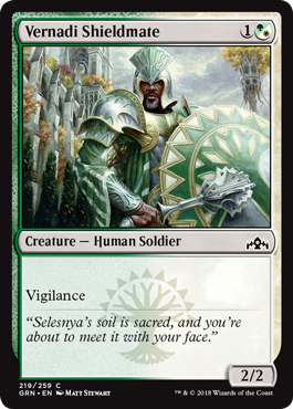 Vernadi Shieldmate - Foil | Guilds of Ravnica