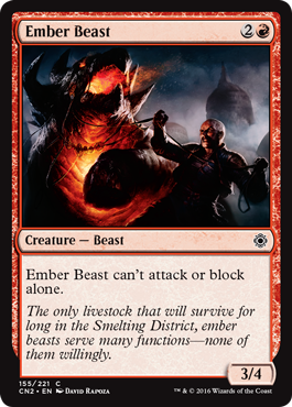 Ember Beast - Foil | Conspiracy: Take the Crown