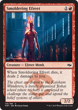 Smoldering Efreet | Fate Reforged