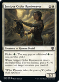 Juniper Order Rootweaver - Foil | Dominaria United