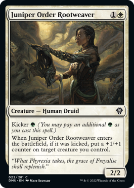 Juniper Order Rootweaver - Foil | Dominaria United