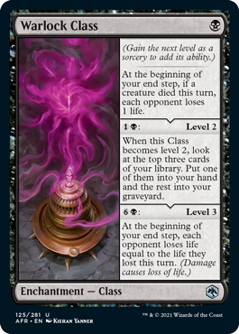 Warlock Class - Foil | Adventures in the Forgotten Realms