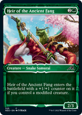 Heir of the Ancient Fang - Showcase | Kamigawa: Neon Dynasty