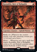 Rosnakht, Heir of Rohgahh - Foil | Commander: Dominaria United