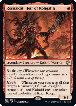 Rosnakht, Heir of Rohgahh - Foil | Commander: Dominaria United