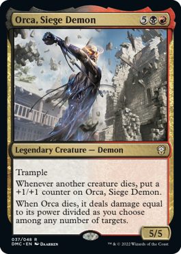 Orca, Siege Demon - Foil | Commander: Dominaria United