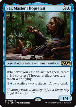 Sai, Master Thopterist - Foil | Core Set 2019