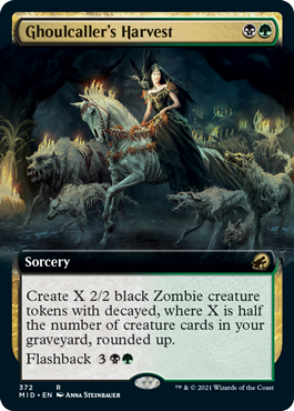 Ghoulcaller's Harvest - Extended Art | Innistrad: Midnight Hunt