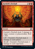 Farideh's Fireball - Foil | Adventures in the Forgotten Realms
